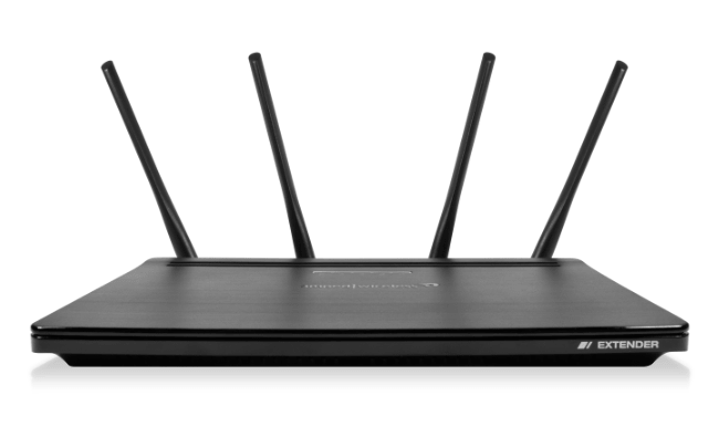 High Power WiFi Range Extender with MU-MIMO