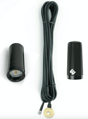 NMO Antenna & Cable with NMO Mount and SMA Male Connector