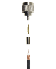 N Male Crimp Connector for RG-58 Cable | weBoost 971116 by Wilson Electronics / WilsonPro