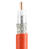 500' Plenum Cable (Fire Rated) SureCall SC400 Coaxial (Orange Color Five Hundred Feet Coax)