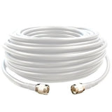 100 ft. SureCall-400 Coaxial Cable with N-Male Connectors (White)
