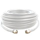 75 Ft. SureCall 400 Coaxial Cable with N-Male Connectors (White)