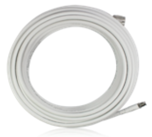 10' SureCall 240 White Cable w/N-Male & FME-Female connectors