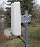 Side View of Installed MIMO Panel Antenna
