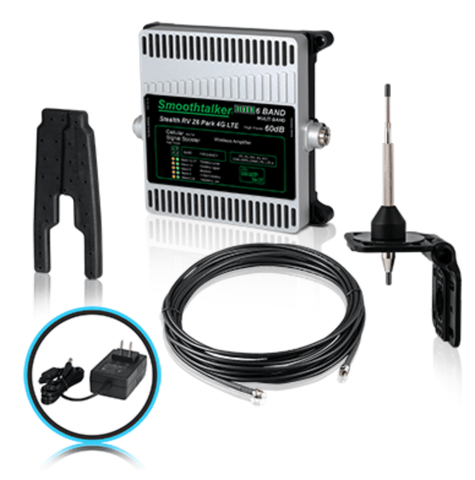 SmoothTalker Stationary RV Z6 Park Cell Phone Signal Booster (60 dB)