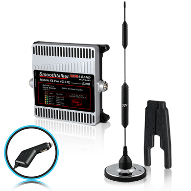 Truck Cell Phone Signal Booster (4G/5G), Multi-User 14 Inches Antenna & Wide Base Magnet Truck Cell Phone Signal Booster (4G/5G), Multi-User 14 Inches Antenna & Wide Base Magnet