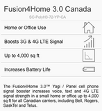 SureCall Fusion4Home 3.0 CA Yagi/ Panel (Canada) | SC-PolyH3-72-YP-CA