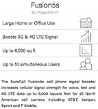 SureCall Fusion5s 2.0 w/Yagi & Panel Antenna | SC-PolysH/O-72-YP-KIT
