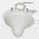Surface Mounted Dome Antenna (75 Ohm) for Cell 2G 3G 4G LTE & WiFi