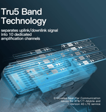 True 5 Band Signal Booster Technology