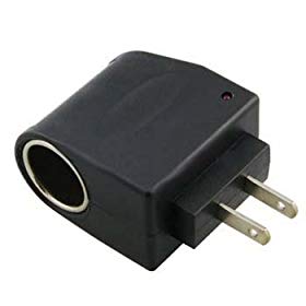 110V AC to DC 12V Converter with Car Adapter Socket (2 Amp / 2000 mA)