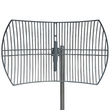 WiFi Cell Phone Parabolic Grid Antenna Front View